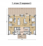 Дом из профилированного бруса VZ-430 